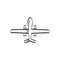 Sketch icon - Unmanned aerial vehicle