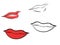 Sketch lips