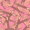 Sketch medical seamless pattern in vintage style