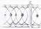 Sketch of pattern of iron fence