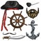 Sketch pirate attributes icon