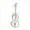 Sketch String Violin: Sgraffito Style With Lively Illustrations