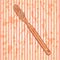 Sketch tooth brush, vector vintage background