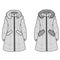The sketch womens snow jacket with hood and fur machapuchare