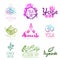 Sketch Yoga Logo Set