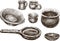 Sketches of the various clayware