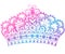 Sketchy Princess Tiara Crown Notebook Doodles