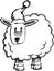 Sketchy Sheep Lamb Vector