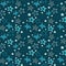 Sketchy Stars Seamless Repeat Pattern Illustration