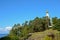 Skete of St. Nicholas in Valaam Monastery, in Lake Ladoga on clear day.