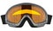 Ski goggles isolated on the white background