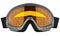 Ski goggles isolated on the white background