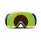 Ski goggles isolated on white. Winter glass mask for snow. Snowboard protection for face. Vintage Sunglasses