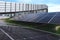 ski hall building of the Alpenpark Neuss in Germany with solar panels