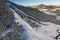 Ski Jump Planica at winter in Slovenia