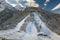 Ski Jump Planica at winter in Slovenia