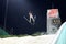 Ski jumping at 2014 Winter Olympics was held at RusSki Gorki Jumping Center. Nordic skier flies from ski jump in air at night