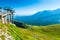 ski lift on the beautiful Mount Kasprowy Wierch