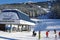 Ski lift at Blackcomb mountain base