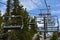 Ski Lift at Heavenly Ski Resort in South Lake Tahoe, California