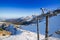 Ski lift on Kasprowy Wierch in Tatra mountains