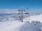 Ski lift on Parnassos ski resort