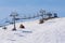 Ski Lift at Wilmot Mountain WI