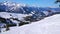 Ski lift on Zwieselalm mount, Gosau, Austria