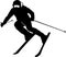Ski Man Graphic Silhouette Winter Sport
