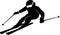 Ski Man Graphic Silhouette Winter Sport