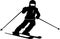 Ski Man Graphic Silhouette Winter Sport