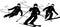 Ski Man Graphic Silhouette Winter Sport