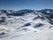 Ski mountaineering in an unbelievably beautiful mountain world. Swiss Alps. Ski touring in winter. Spitzmeilen Glarus