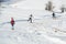 Ski race in Metsovo Greece