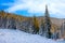 Ski resort Bansko, Bulgaria, ski road slope