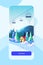 ski resort cableway in snowy mountains christmas new year holidays celebration winter vacation concept vertical