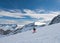 Ski resort of Kaprun, Kitzsteinhorn glacier. Austria