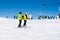 Ski resort Kopaonik, Serbia, ski lift, slope, people skiing