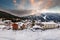 Ski Resort of Madonna di Campiglio in the Morning, Italian Alps