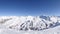 Ski resort in Valloire, France