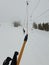 Ski resort winter lift Russia