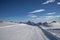 Ski slope on Gressoney