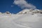 Ski slope in Gressoney