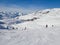 Ski slope at Les Menuires