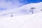 Ski slope in Saalbach, Austria