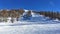 ski slope in Sestriere