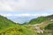 Ski slope in the summer of Rosa Khutor. Sochi, Russia