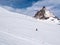 Ski slope in Zermatt ski resort