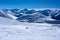 Ski slopes in Alpe d\'Huez