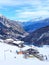 Ski slopes of Courmayeur ski resort, Italy